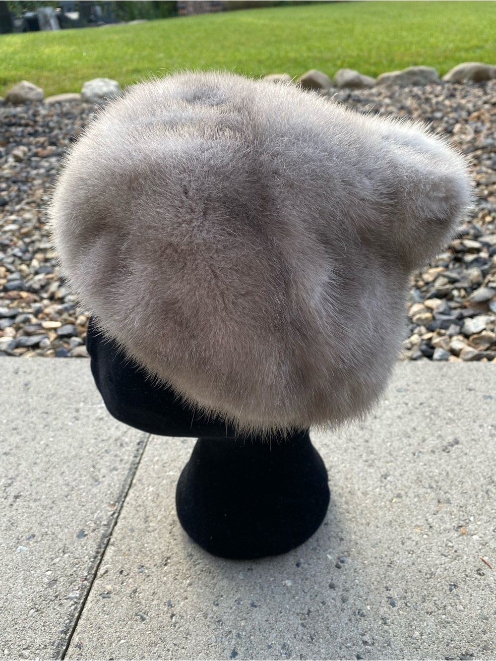 Luxurious Vintage Mink fur Beret Hat